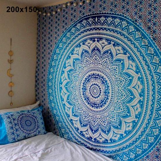 Mandala Bohemian Yoga Mat Plážový ručník Šátek Deka Indiánská závěsná tapiserie