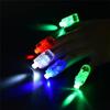 10PCS Fluorescent Ring Light Glowing Glitter Party Prop Glowing Ring Color Random