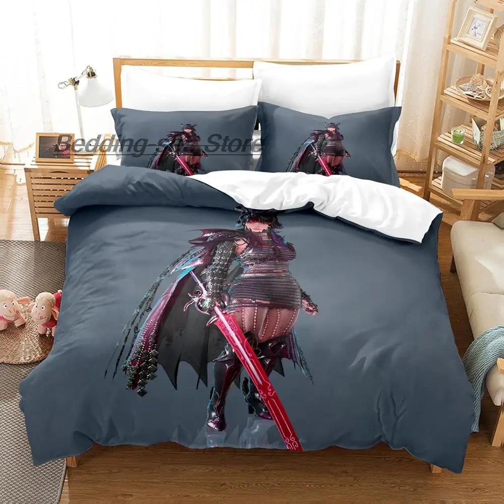 Spel Black desert Sängkläder Set Enkel Twin Full Queen King Size Sängset Vuxen Barn Sovrum Påslakan Set Anime Lakan Set