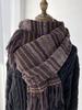 Women Winter Retro Knitted Scarf Headscarf Ladies Men Casual Striped Tassel Warm Scarve Mujer Male Wrap Shawl Unisex New Korean