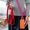 Macrame Woven Phone Lanyard Clear TPU Connector Neck Phone Strap Phone Keychain Strap  for Phones