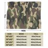Green And Brown Camo Blanket Soft Aesthetic Plush Bedding Throws For Kids Living Room Flannel Bedspread Bed Cover