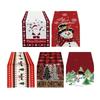 Elegant Tableclooth Santa Snowman Reindeer Themed Table Runner Table Cloth Perfectly for Christmas Dining Decoration