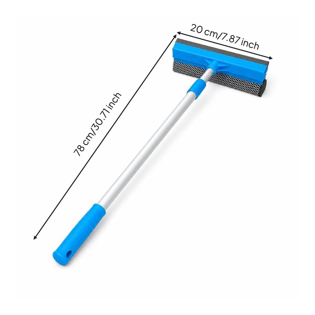 Double-Sided Window Cleaner Lightweight Glass with Sponge Non-Slip