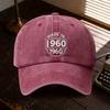 Made In  Baseball Cap Washed Cotton Sun Protection Adjustable Hat for Unisex