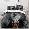 Funny Halloween 3d Bedding Set Print Duvet Cover Set with Pillowcase 2/3pcs Home Textile Single Double Twin Full Queen King Size