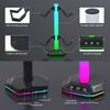 New RGB Headset Stand 9 Light Modes for Desk Controller Stand Hanger Headphone Holder for PS5/PS4/Xbox/Switch Pro Gamepad