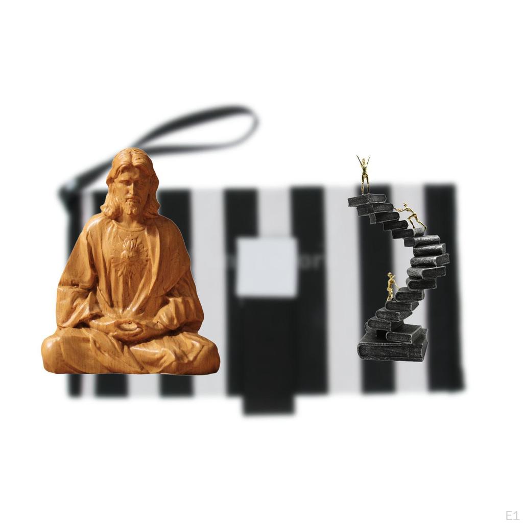 Decorative Objects Desktop Table Decorations Catholic Figurine Sacred Heart of Jesus Statue Gift