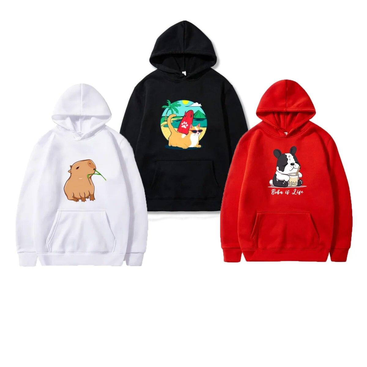 

Толстовка унисекс с капюшоном с мультяшным принтом модная повседневная толстовка с капюшоном в стиле хип-хоп пуловер унисекс одежда для унисекс и женщин унисекс