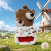 Circus Plush Toy Cartoon Character Stuffed Animal with Crown & Cape 21cm Soft Fantasy Animal Doll Birthday Gift for Kids Fans