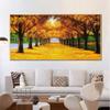 RELIABLI Art Wall Art Landscape Poster Golden Tree Pictures Canvas Painting Living Room Decoration Posters And Prints No Frame