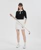 E.PARCA Pleated Point H-Line Skirt