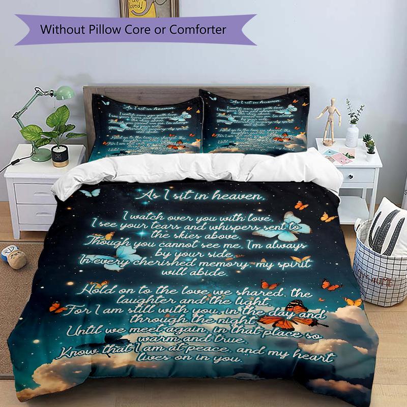 

3pcs Angel s Embrace Quilt Set, Soft and Comfortable Bedroom 135x200cm