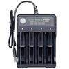2/4 Slots 18650 Battery USB Charger 3.7V Rechargeable Lithium 110V/220V 14500 16340 16650 14650 18350 18500 Li-ion Batteries