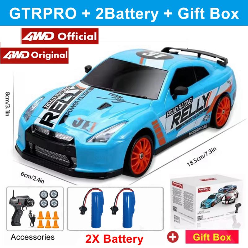 Rc Drift Car With Led Light Remote Control Vehicle Ae86 Professional High Speed Racing Toys For Kids Children Adults Gifts