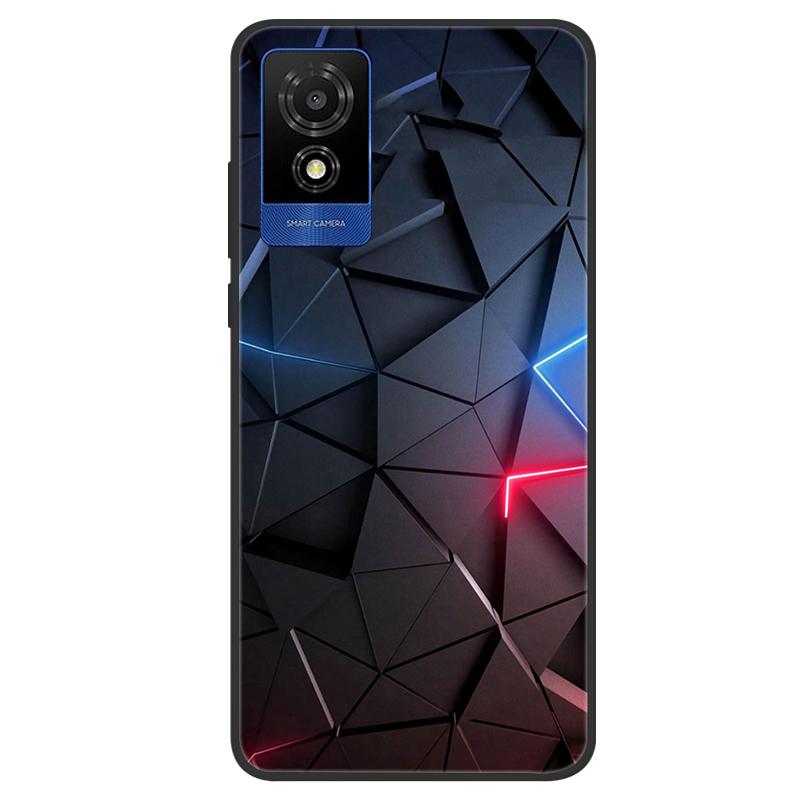 Case For TCL 501 Case TCL501Cool Silicone Protective Cover for TCL 501 T433D 2024 Bumper Protector Fundas Coque Shockproof