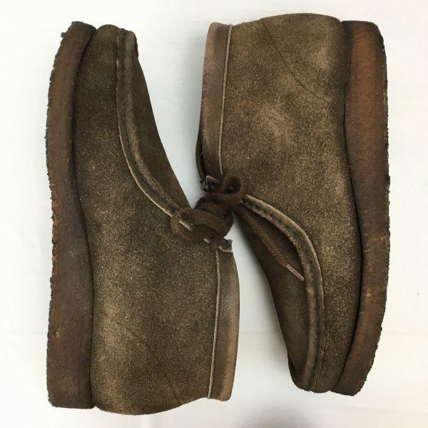 Regal Tricker’s Moccasin Boots Size 25.5 Crepe Sole Dark Brown Suede Men’s(USED)
