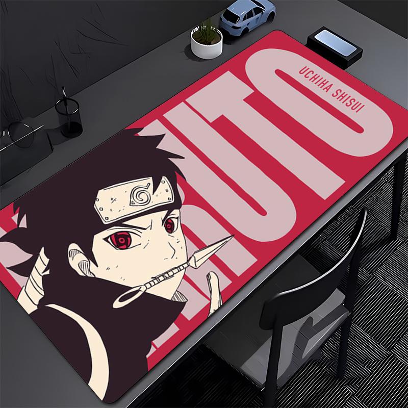 Mouse Pad Large Naruto Shisui Uchiha Anti-Slip Rubber Gaming MousePad Durable Desk Pad for Office and Gaming PC carpet Mousepad