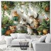 Cute Cat Tapestry Office Living Room Decoration Home Wall Tapestry