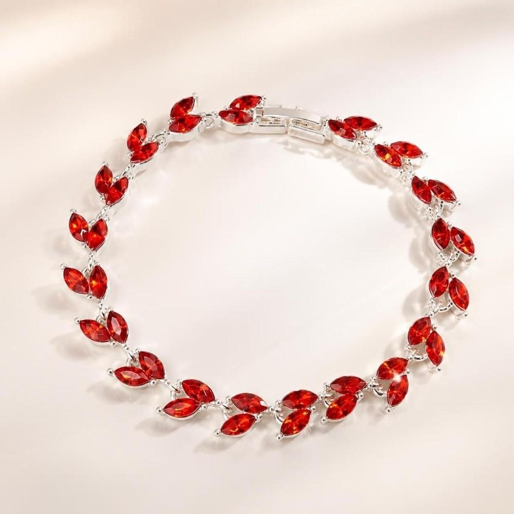 Adjustable Women Bracelet Colored Zircon Hand Jewelry Unique Chain Bracelet  Women