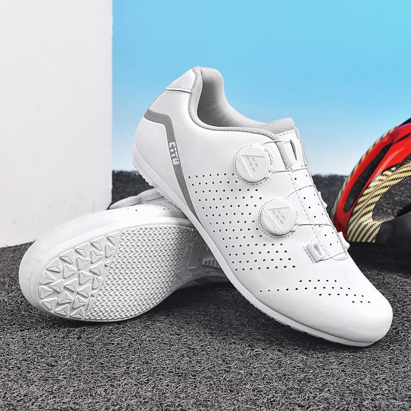 XT6070-1 Herren Fahrradschuhe Drehverschluss Mountain Lock Road Nicht atmungsaktiv Sport
