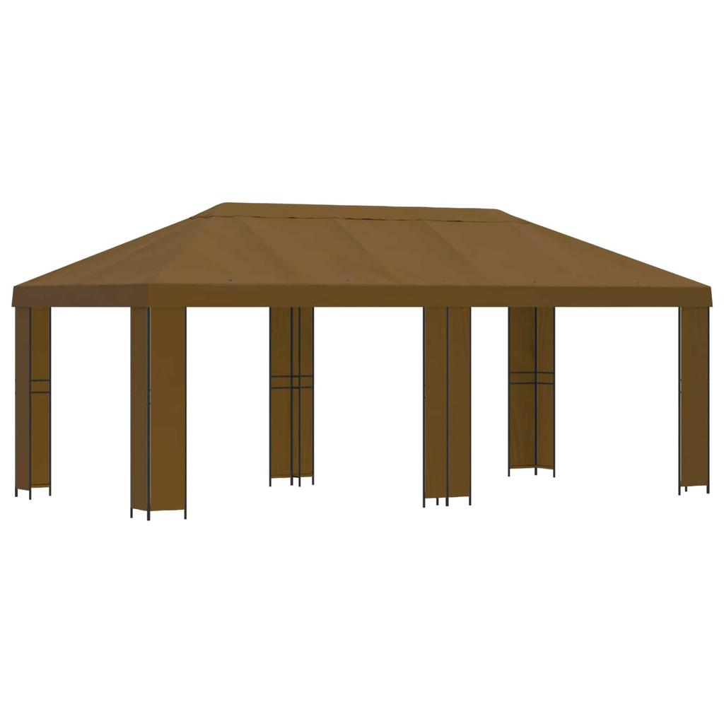 Garden Pavilion 6 X 3 M Taupe Polyester and Steel 190
