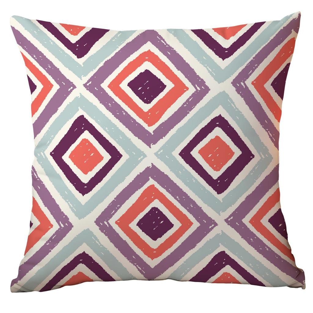 Polyester Colorful Geometric Pillow Case Combination Home Sofa Cushion Pillow Case