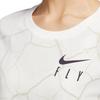 Nike Swoosh Fly Basketball Graphic Oversized Crew Neck T-Shirt Women Tops White DD0838-100