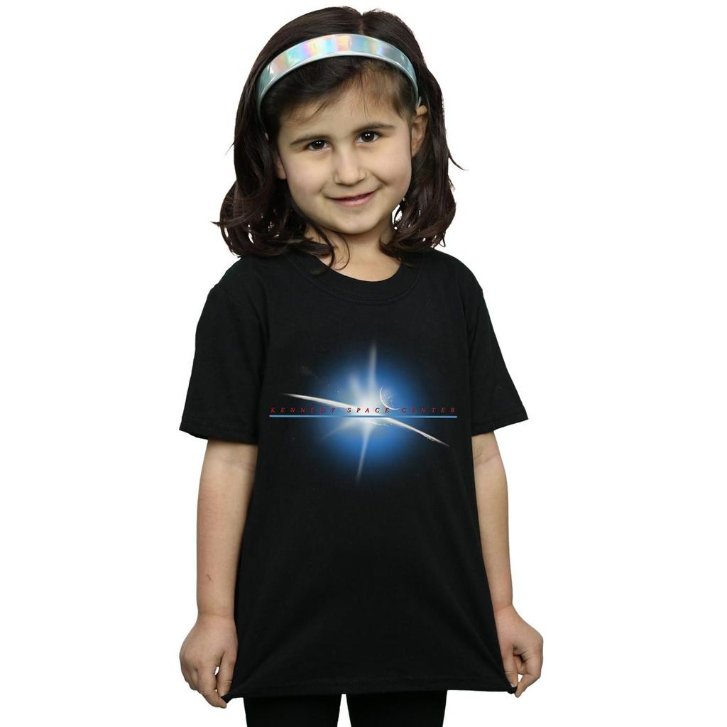 NASA Girls Kennedy Space Centre Planet Cotton T-Shirt