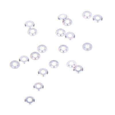 20PCS Mini Metal Washer Gasket Shim Spacers For 520 Ball Bearing Guide Wheel Roller 94768 Spare Parts For Tamiya 4WD RC Car