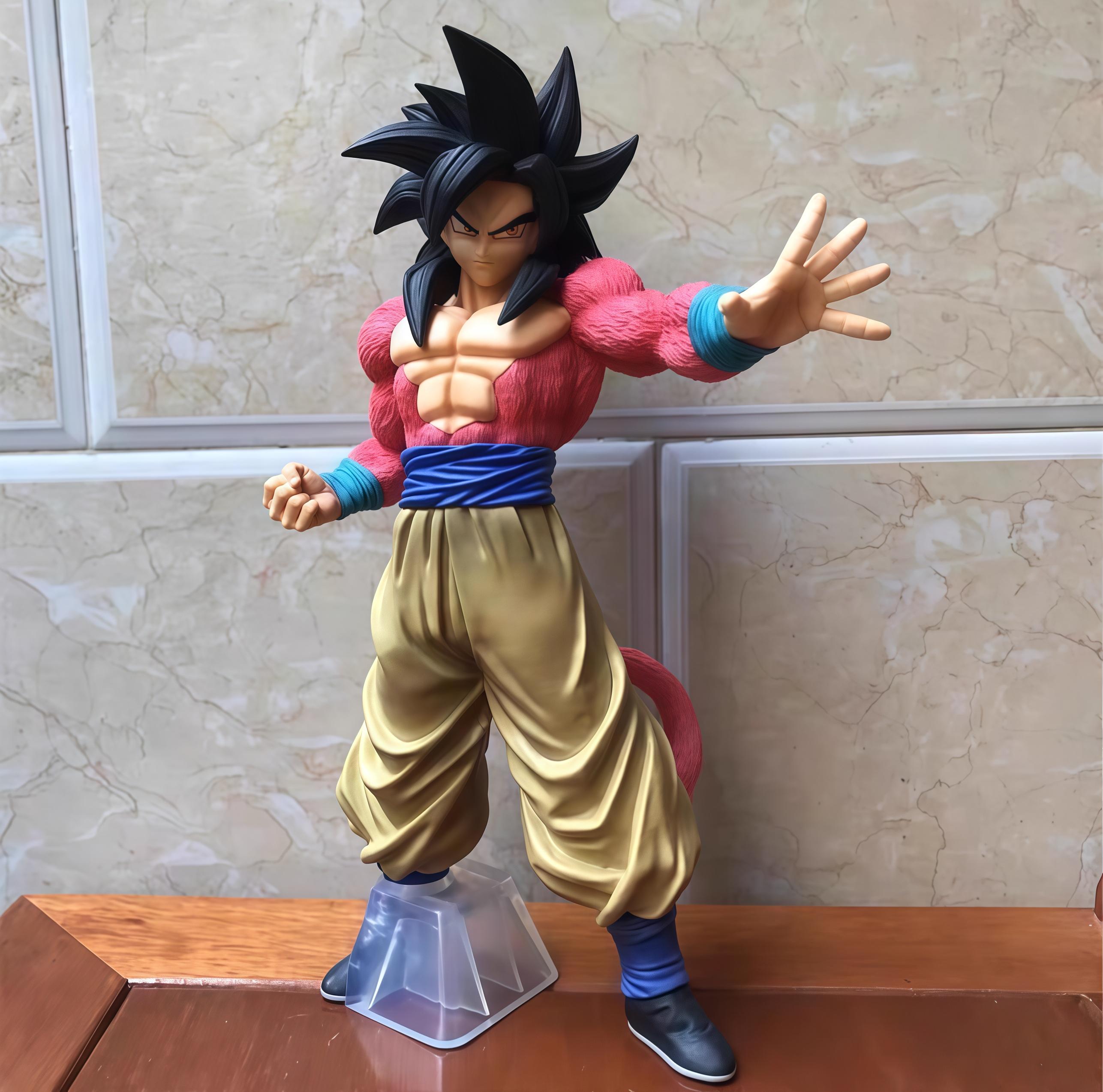 

2025 New In Stock Anime Dragon Ball Bwf Super Master Stars Piece Smsp Ssj4 Goku Action Figure Model Toys Figurals Birthday Gift