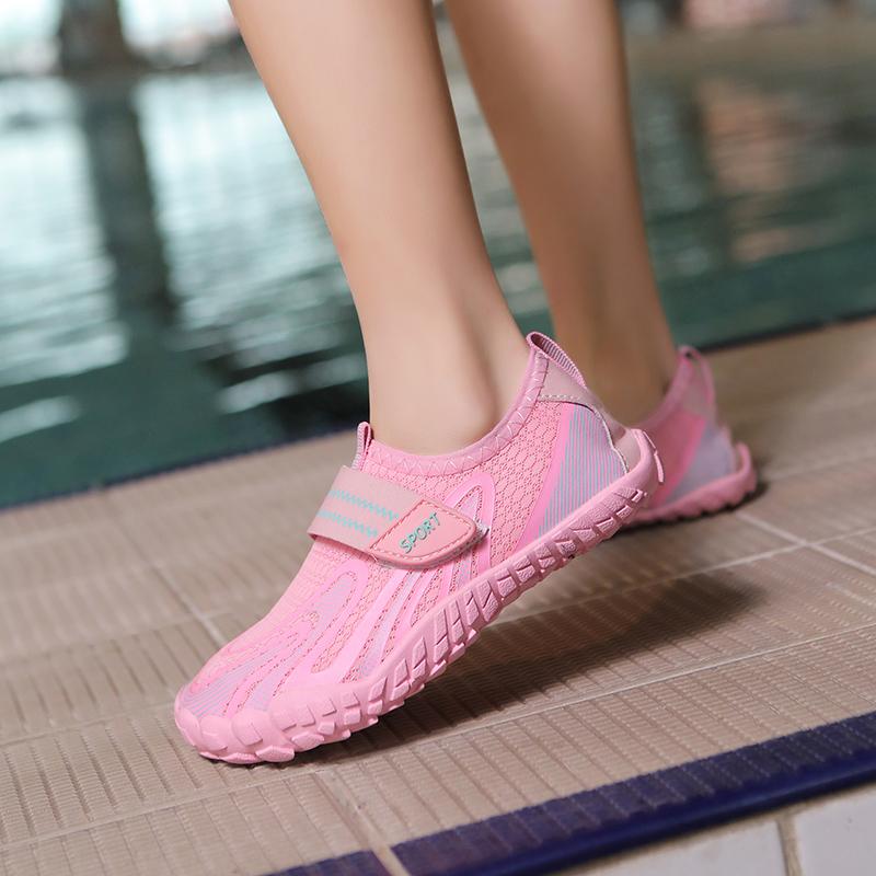 Kid's Quick Dry Water Shoes Boys Girls Barefoot Beach Wading Shoes Breathable Child Swimming Aqua Shoes
