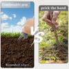 Storage Hole Weeding Tool Ergonomic Grip Cultivator Digging Fork Manual Aerator  Plant Care