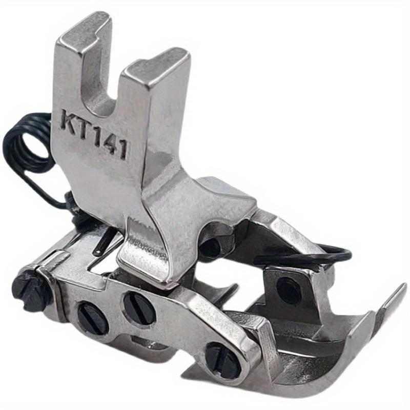 1pc KT141 Industrial Sewing Machine Flat Car Front and Rear Interactive Presser Foot Thick and Thin Through Tank Presser Foot