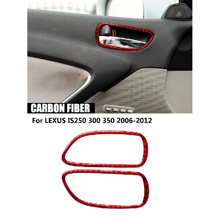 Pentru LEXUS IS250 300 350 2006-2012 Accesorii auto Interior Fibră de carbon Start Cercle TRC Comutator Wait Red Stickers