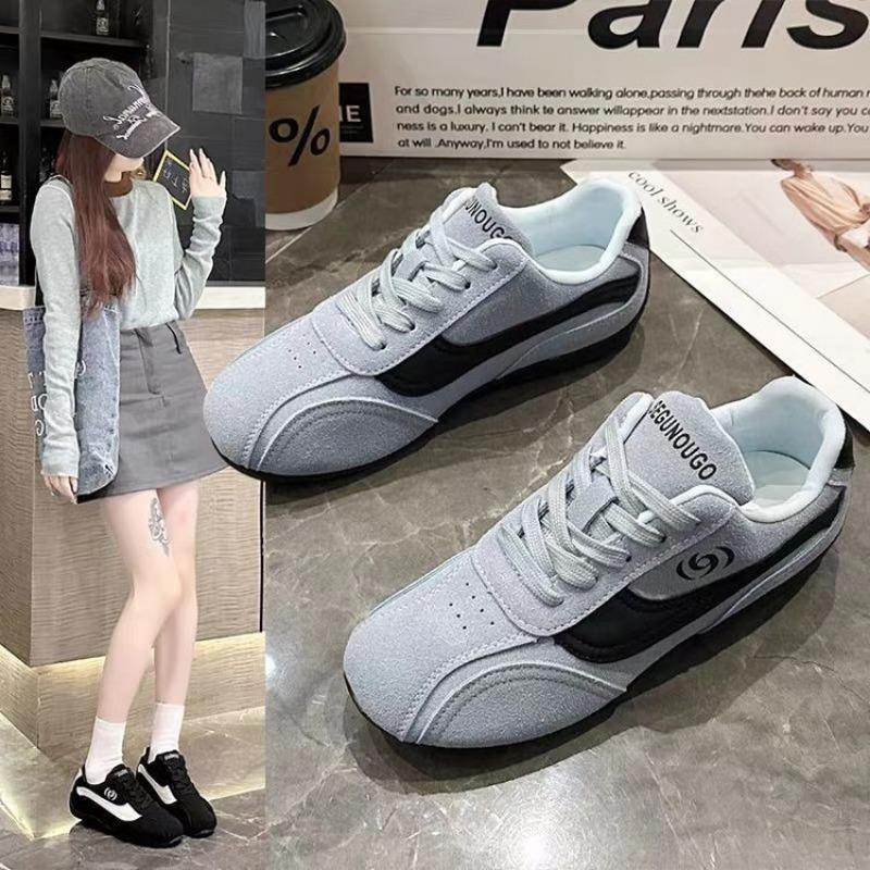 Women's shoes spring and summer new platform casual sports shoes versatile heightening board shoes