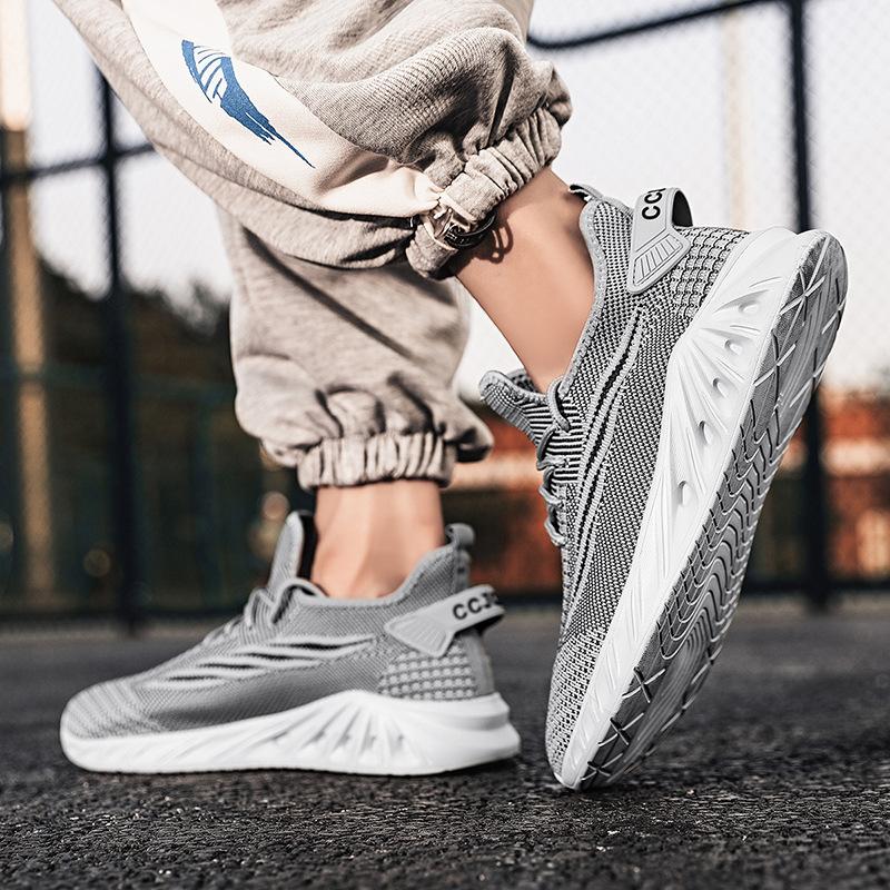 Comerț exterior mărime mare ultralight pantofi sport fly-woven lamă respirabili val cu pantofi de tată 46 pantofi de alergare casual bărbați