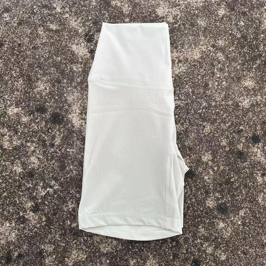 Women's High-Waist Double-Sided Brushed Cycling Yoga Shorts | Breathable, High Elastic, Anti-Exposure 4-Point Design