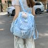 Schoolbag Internet Celebrity Girl Wind Polka Dot Backpack Female Korean Ins Niche Large Capacity Nylon Bag Travel Backpack