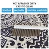 Large Round Bedroom Carpet With Tassels Macrame Tassel Floor Mat for Living Room Cotton Linen Muslim Prayer Mat Rug Custom Size
