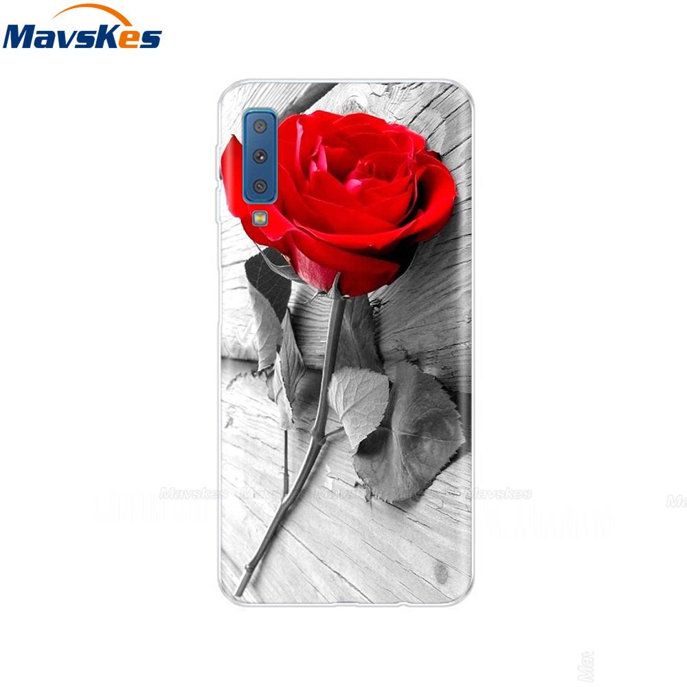 Silicone Cover For Samsung Galaxy A7 2018 Case A750 A750F Case 6.0' TPU Phone case For Samsung A 7 2018 750 750F Fundas Coque