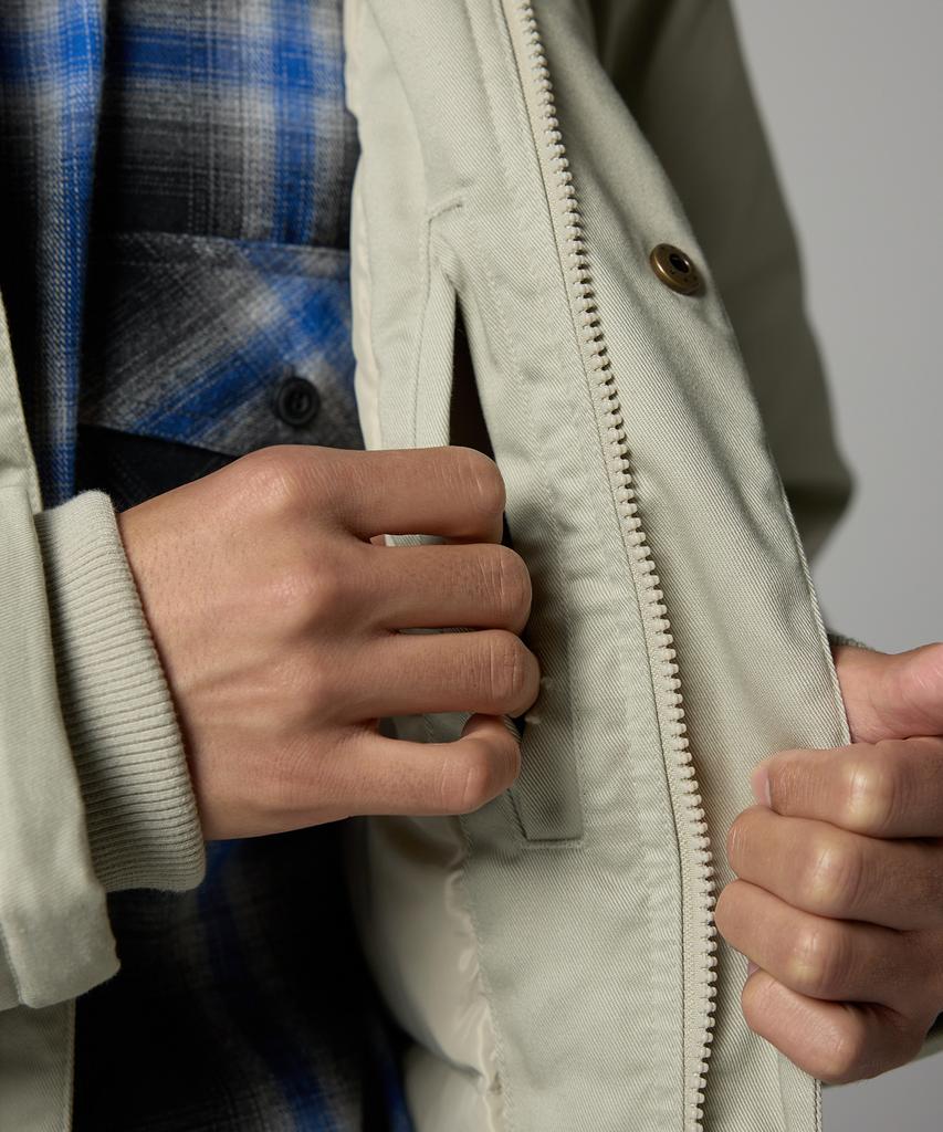 Dickies Eisenhower Corduroy Collar Padded Jacket Abbey Stone