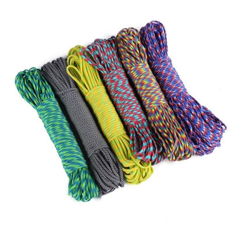 1Pc  Umbrella Rope Jewelry Woven Rope Multi-functional Mountaineering Paratrooper Traction Rope Escape Life-saving Equipment Safety Umbrella Rope