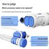 Haili Universal Toilet Tank Repair Kit & Flush Buttons
