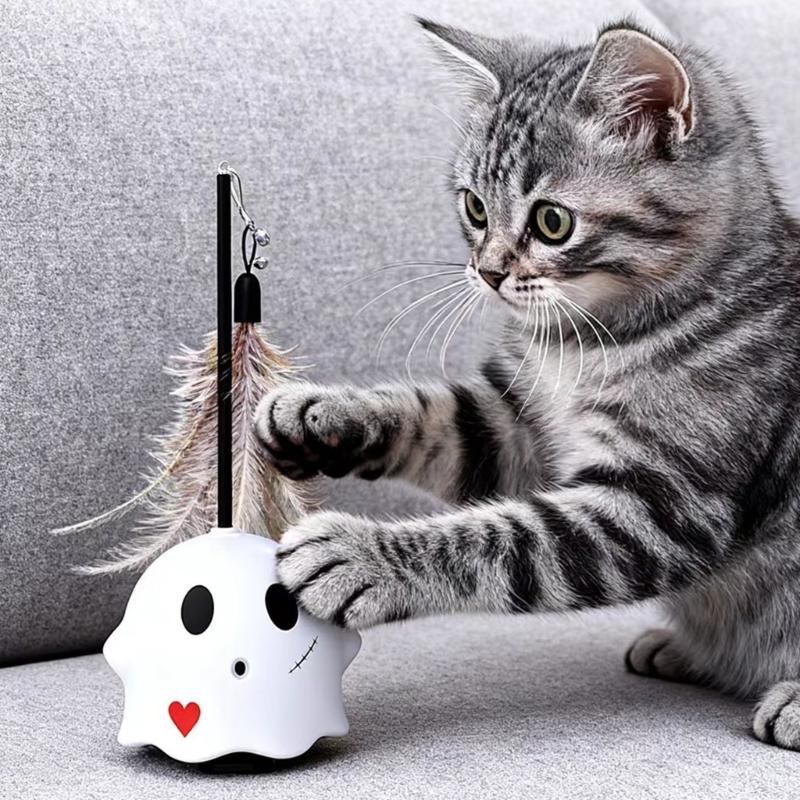 Cats Automatic Toy Cats Interactive Fun Toy Teasing Rechargeable Fun Exercise Toy for Indoor Felines Play Exercise Toy