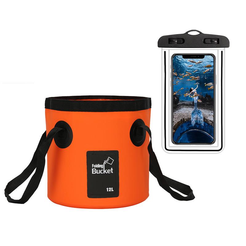Portable Folding Waterproof Travel Fishing Bucket Bag
