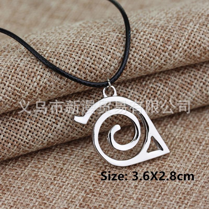 Naruto Necklace Pendant Accessories Kakashi Balance Headband Naruto Kotsu Darts Anime Pendant Cartoon
