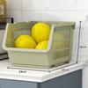 2023 new Storage Basket Multifunctional High Capacity Stackable Hollow-out Fruit Vegetable Organizer for Kitchen