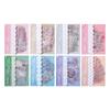 30Pcs Hollow Out Lace Stickers Journal Scrapbook Decor Transparent Edge Decals Kawaii DIY Supplies