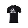 Adidas T Shirts Men's Black Crew Neck Moderate Straight Fit HE2370